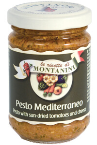 Montanini pesto with sun-dried tomatoes with cheese